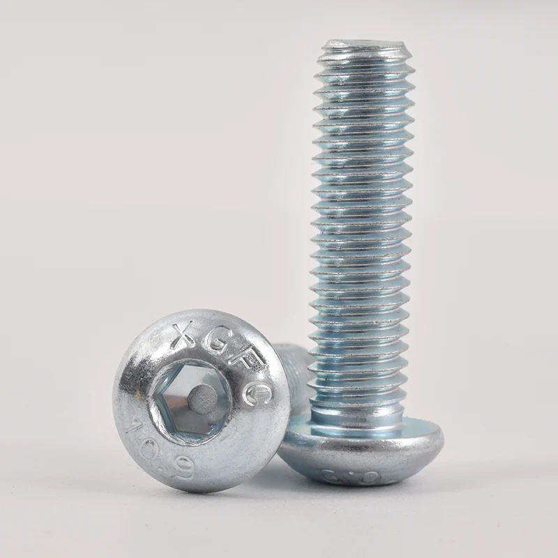 Гальванизацияланған Hex Socket Hotal Head бұрандалары