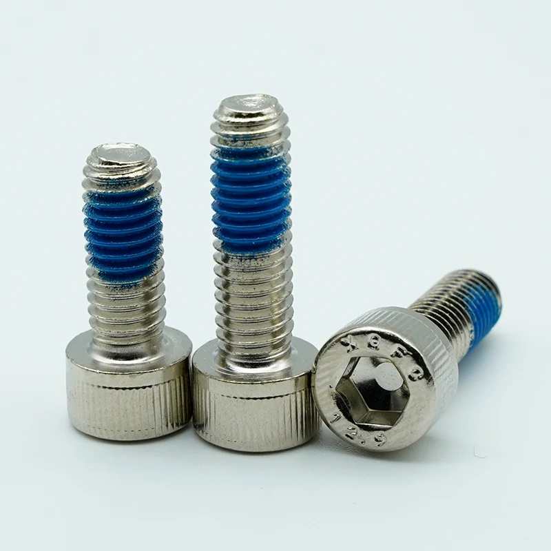 Никельмен қапталған және жабыстырылған Hex Socket Head Batth Cap бұрандалары