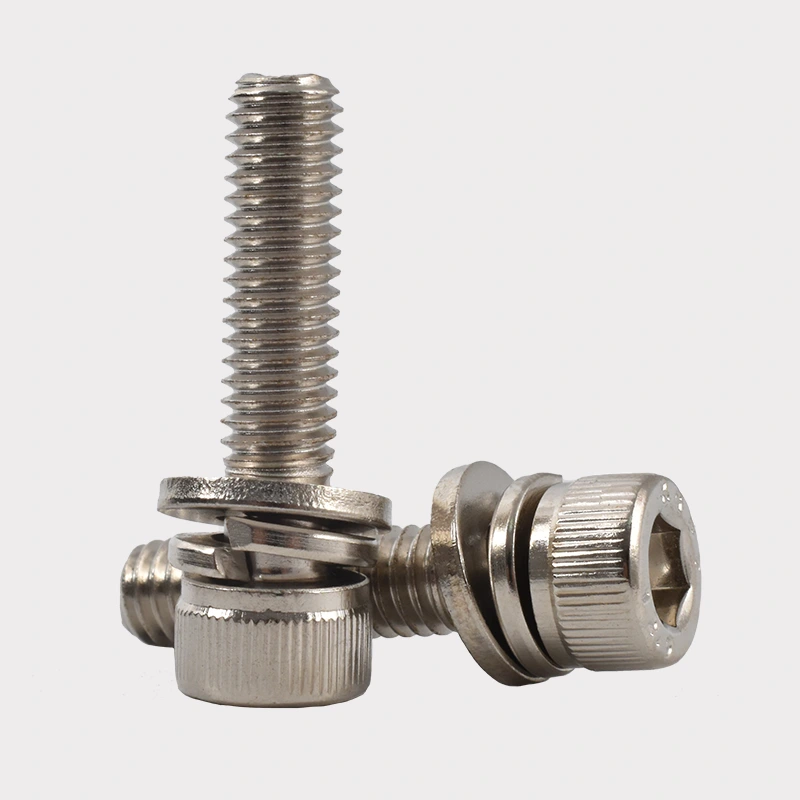 Никельмен қапталған Hex Socket қақпағы